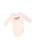 Just One You 100% Cotton Pink Long Sleeve Onesie 0-3 MO / 3 MO - photo 1