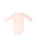 Just One You 100% Cotton Pink Long Sleeve Onesie 0-3 MO / 3 MO - photo 2