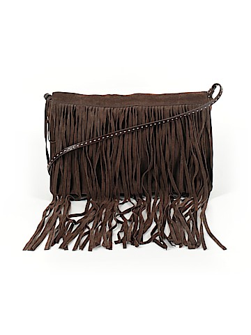 Michael Kors Leather Messenger (view 1)