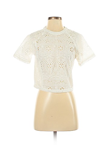 Topshop Short Sleeve Blouse (view 1)
