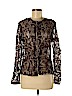 Laura Ashley 100% Nylon Brown Cardigan Size M (petite) - photo 1