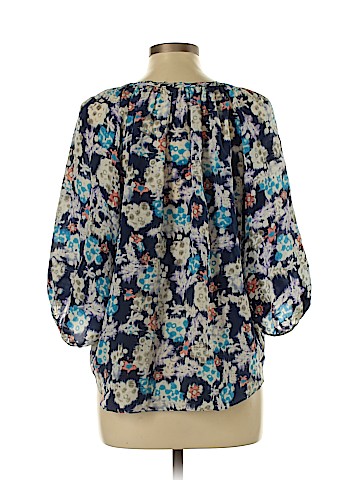 Rebecca Taylor 3/4 Sleeve Silk Top (view 2)