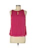 Diane von Furstenberg 100% Silk Pink Sleeveless Silk Top Size S - photo 1