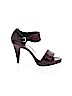 White House Black Market Burgundy Heels Size 6 1/2 - photo 1