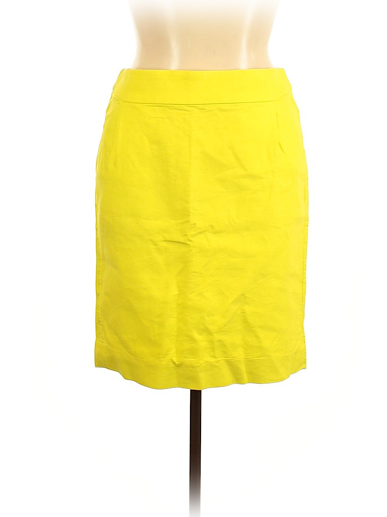 J. Crew Factory Store Yellow Casual Skirt Size 14 - photo 1