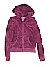 Juicy Couture Burgundy Zip Up Hoodie Size M (youth) - photo 1