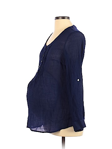 Motherhood Long Sleeve Blouse (view 1)