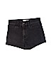 Abercrombie Black Denim Shorts Size 16 - photo 1