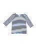 Gymboree 100% Cotton Stripes Graphic Blue Long Sleeve T-Shirt Size 7 - photo 2