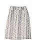 Assorted Brands 100% Polyester Print White Skirt Size 7 - photo 1