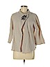 JM Collection 100% Wool Tan Wool Cardigan Size M (petite) - photo 1