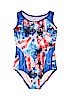 Justice Blue One Piece Swimsuit Size 10 - photo 1