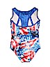 Justice Blue One Piece Swimsuit Size 10 - photo 2