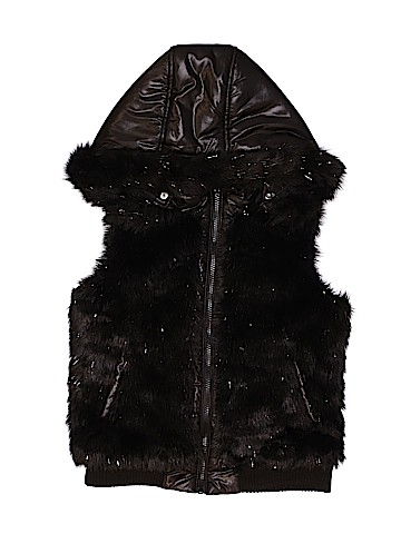 Justice Faux Fur Vest (view 1)
