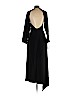 Juan Carlos Obando 100% Silk Black Cocktail Dress Size 12 - photo 2