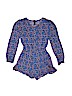 Art Class 100% Rayon Blue Romper Size 6 - 6X - photo 1