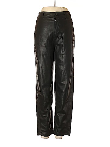 Zara Faux Leather Pants (view 1)