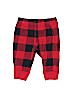 Carter's 100% Cotton Checkered-gingham Red Casual Pants 0-3 MO / 3 MO - photo 1