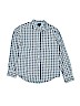 Tommy Hilfiger 100% Cotton Checkered-gingham Blue Long Sleeve Button-Down Shirt Size 14 - photo 1