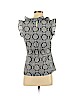 Banana Republic 100% Polyester Black Short Sleeve Blouse Size S - photo 2