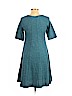 Ganni 100% Cotton Blue Casual Dress Size L - photo 2