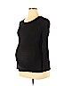 Ambiance Apparel Black Long Sleeve T-Shirt Size L - photo 1