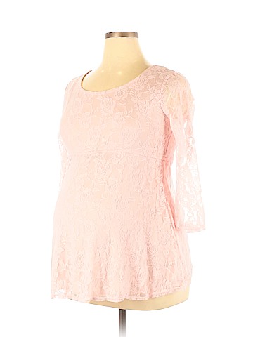 Mom & Co. - Maternity 3/4 Sleeve Blouse (view 1)