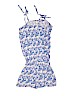 Justice 100% Rayon Print Blue Romper Size 10 - photo 2