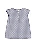 Carter's 100% Cotton Print Blue Short Sleeve Blouse Size 3T - photo 1