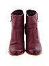 BP. 100% Leather Burgundy Ankle Boots Size 9 - photo 2