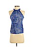 Ann Taylor Blue Sleeveless Blouse Size XS (petite) - photo 1