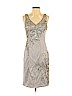 Sue Wong 100% Nylon Gray Cocktail Dress Size 4 - photo 1