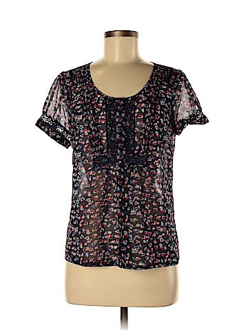 American Eagle Outfitters Short Sleeve Blouse (view 1)
