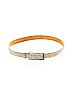 Berge 100% Leather Print Tan Leather Belt Size L - photo 1