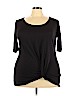 Assorted Brands Blue 3/4 Sleeve Top Size 3X - photo 1