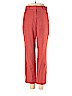 Theory Red Linen Pants Size 4 - photo 1