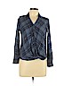 Westport 100% Cotton Blue Long Sleeve Blouse Size M (petite) - photo 1