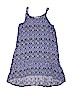 The Children's Place 100% Rayon Print Blue Dress Size 16 - photo 1