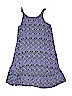 The Children's Place 100% Rayon Print Blue Dress Size 16 - photo 2