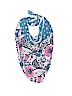 Hartford 100% Cotton Floral Polka Dots Blue Scarf Size 4 (0) - photo 1