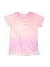 H&M Solid Pink Active T-Shirt Size 8 - 10 - photo 1