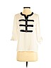 Banana Republic 100% Polyester White 3/4 Sleeve Blouse Size XS (petite) - photo 1
