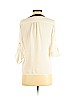 Banana Republic 100% Polyester White 3/4 Sleeve Blouse Size XS (petite) - photo 2