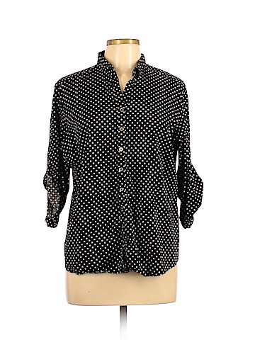 New York & Company Long Sleeve Button-Down Shirt (view 1)