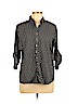 New York & Company Black Long Sleeve Button-Down Shirt Size XL - photo 1