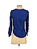 Ann Taylor LOFT 100% Viscose Blue Long Sleeve Blouse Size XS (petite) - photo 2