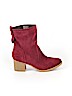 White Mountain Burgundy Ankle Boots Size 8 - photo 1