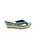Nine West Teal Wedges Size 8 - photo 1