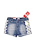Jordache Lace Blue Denim Shorts Size 12 - photo 1
