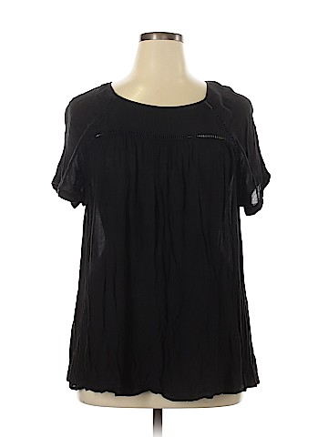 Ann Taylor LOFT Outlet Short Sleeve Blouse (view 1)